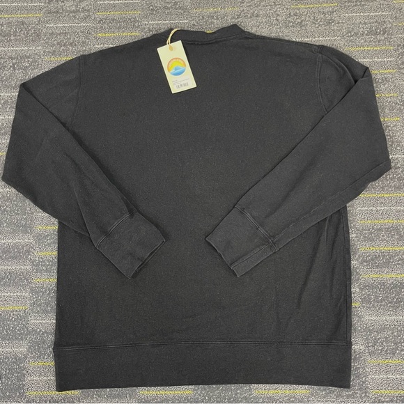 Jungmaven California Pullover Lightweight Sweatshirt Sz M Black Hemp Cotton NWT - Picture 7 of 10
